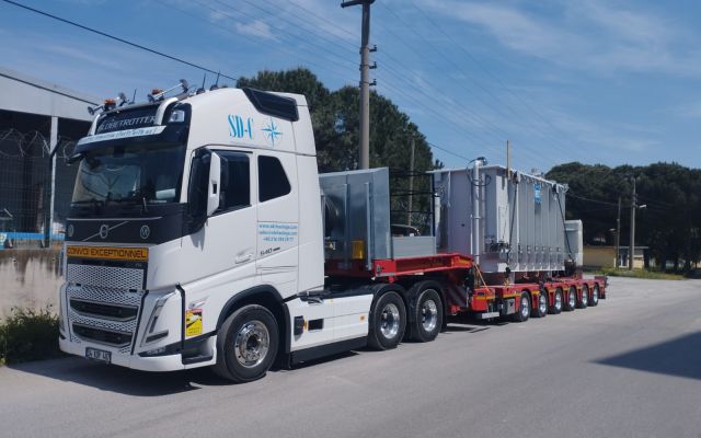 Transport von Transformatoren und Generatoren