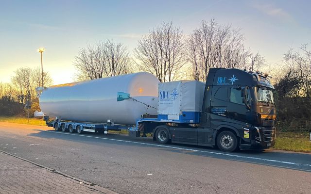 Cryogenic Storage Gas Tank Transport