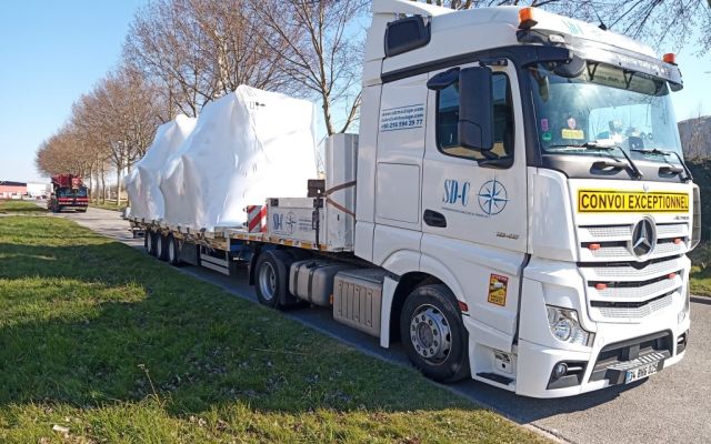 Transport von Drucklufttrockner