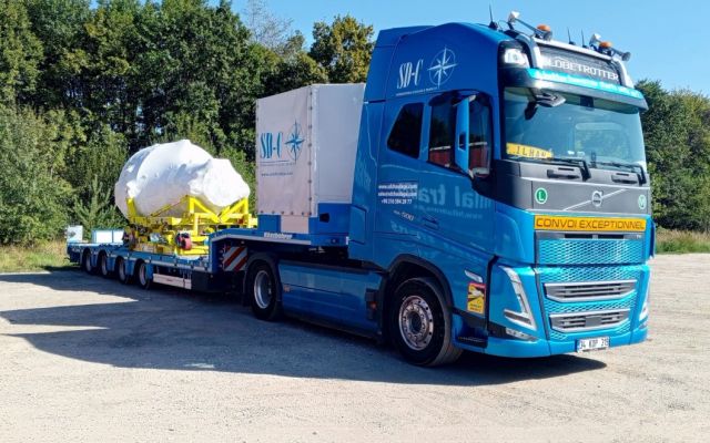 Transport von Flugzeugtriebwerken
