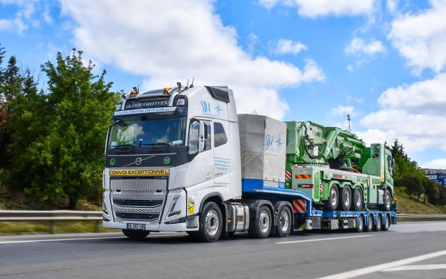 Crane Boom Transport
