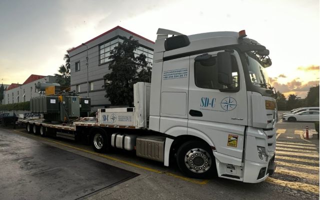 Transport von Transformatoren und Generatoren